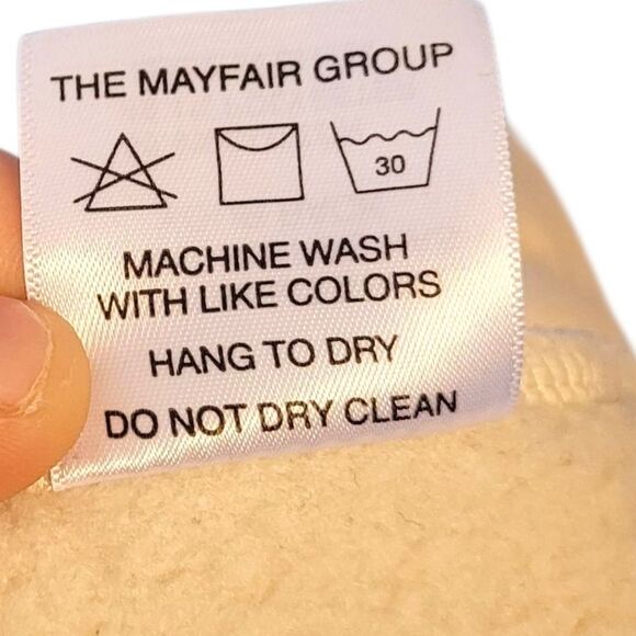 The Mayfair Group Women's Cream Growth Takes Time Mushroom Sweat Shorts Size XXL - Picture 8 of 8